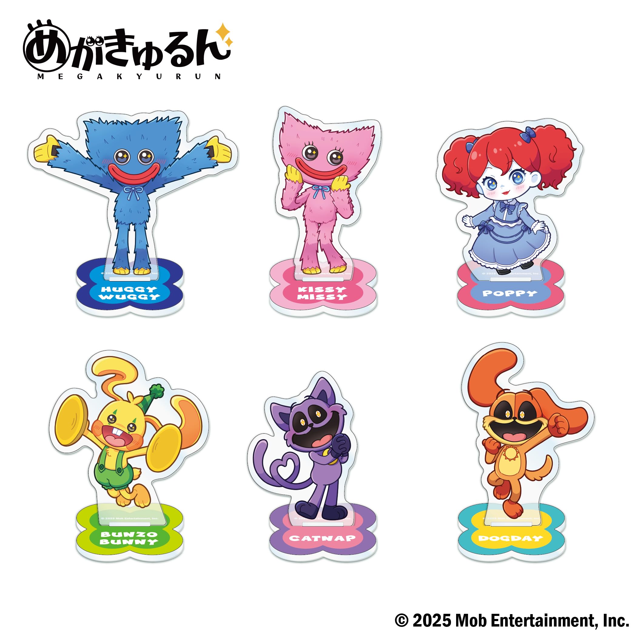 

[Офіційно ліцензований продукт] Poppy Playtime Megakyurun Торговельна акрилова підставка-бокс