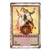 Retro Beer Theme Metal Tin Sign Bar Kitchen Wall Art Decor