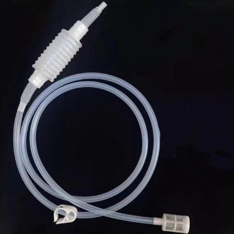 Wine Suction Device, Wine and White Spirit Siphon Filter, Wine Jar Wine Dispenser, Fish Tank Water Changer with Filter Screen for Clogging Prevention
