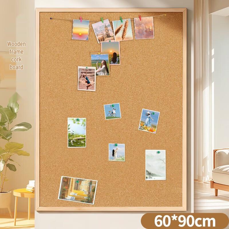 Qifu Wooden Frame Cork Board