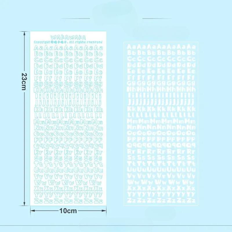 

3 шт. милые конфетные цвета 26 английских букв мини-наклейки чехол для мобильного телефона CCD DIY Deco скрапбукинг журнал блокнот заклинания наклейки