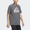 T Shirts Men's Dark Gray Crew Neck Moderate Straight Fit H49666