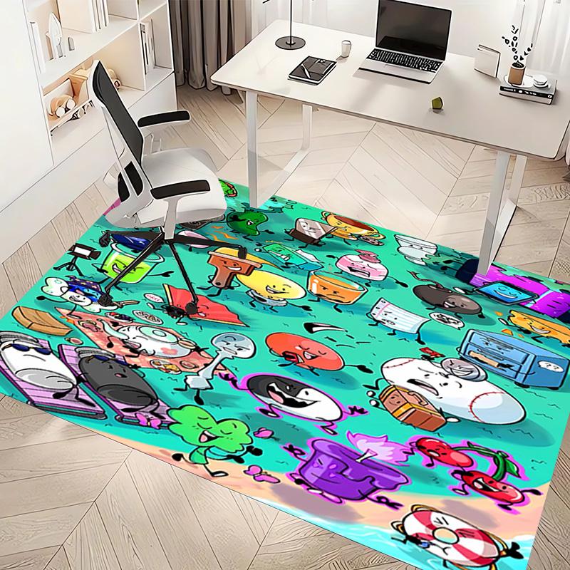 1pc Inanimate Insanity Print Area Rug - Soft, Washable Non-Slip Indoor Mat, Living Room, Home Office Decorative Rug,Office Decorative