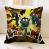 Animated Eddsworld Anime Lucky Dragon Pillow Cover Sofa Cushion Cover Home Room Decoration Children Gift