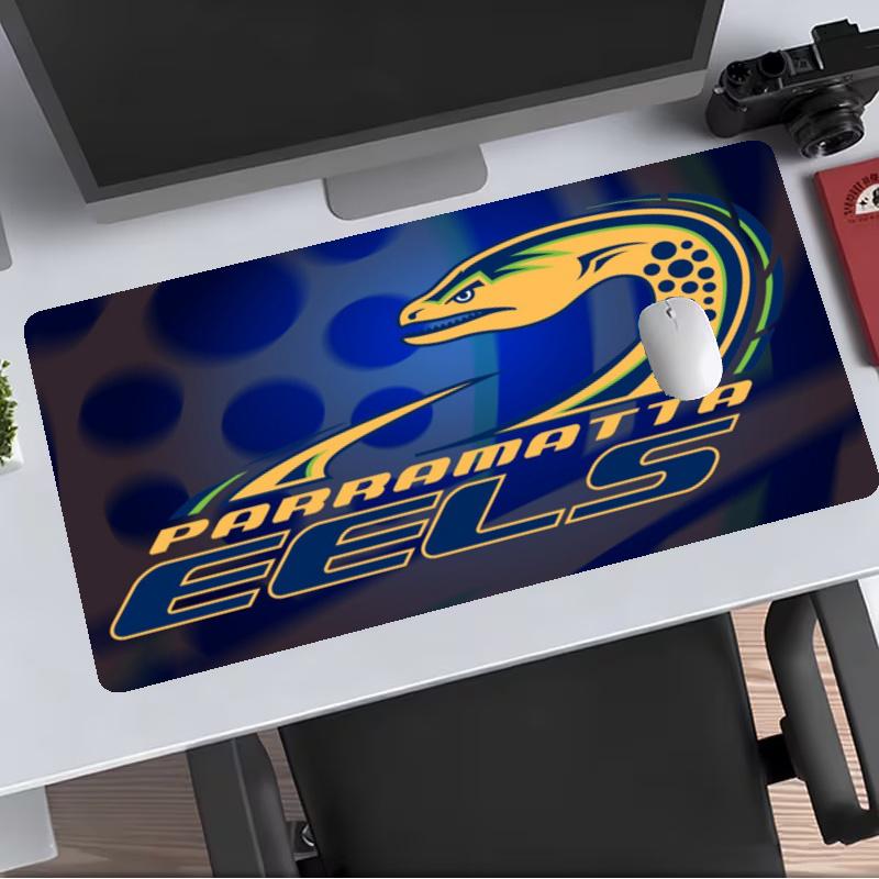 Parramatta Eels Extended Gaming Mouse Pad with Stitched Edges NonSlip Rubber Base Waterproof Desk Mat for Computer Laptop Office Gaming