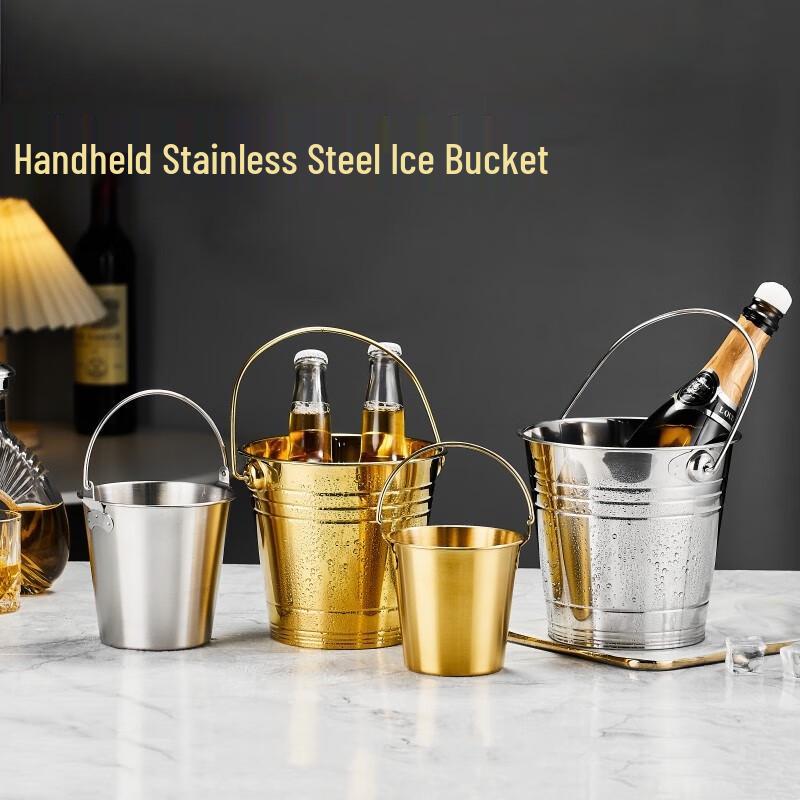 Shangqi 304 Stainless Steel Bar Ice Bucket