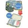 Roll Up Compression Bags Reusable Vacuum Storage Bags for Travel Organizer Saving Space In Suitcase  No Pump Required
