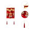Chinese Year Hanging Decoration Snake Blessing Characters Fu Lucky for Bedroom