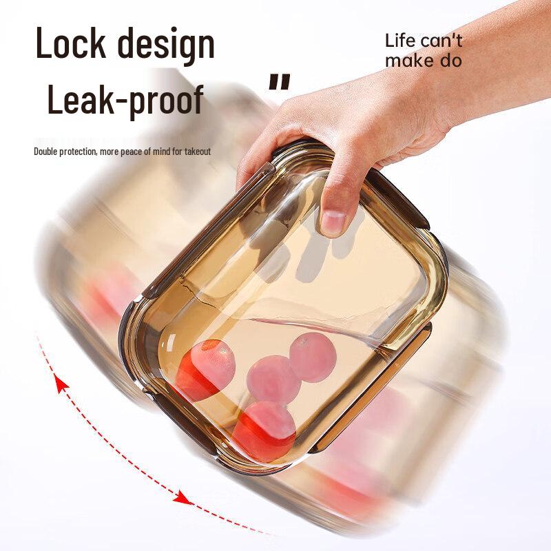 ZISIZ Microwave-Safe Glass Lunch Box