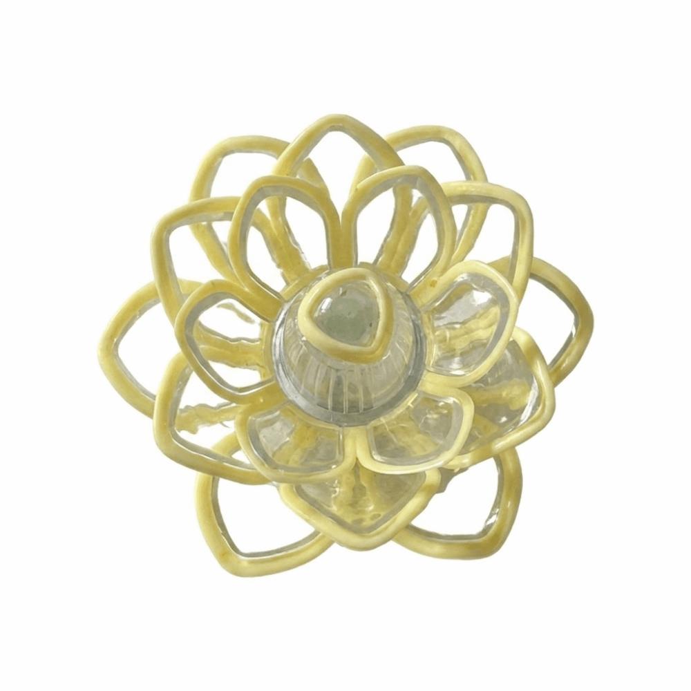 Lotus Outline Design Lotus Candle Lamp Soft LED Light Source Flameless Decor Light Altar Worship