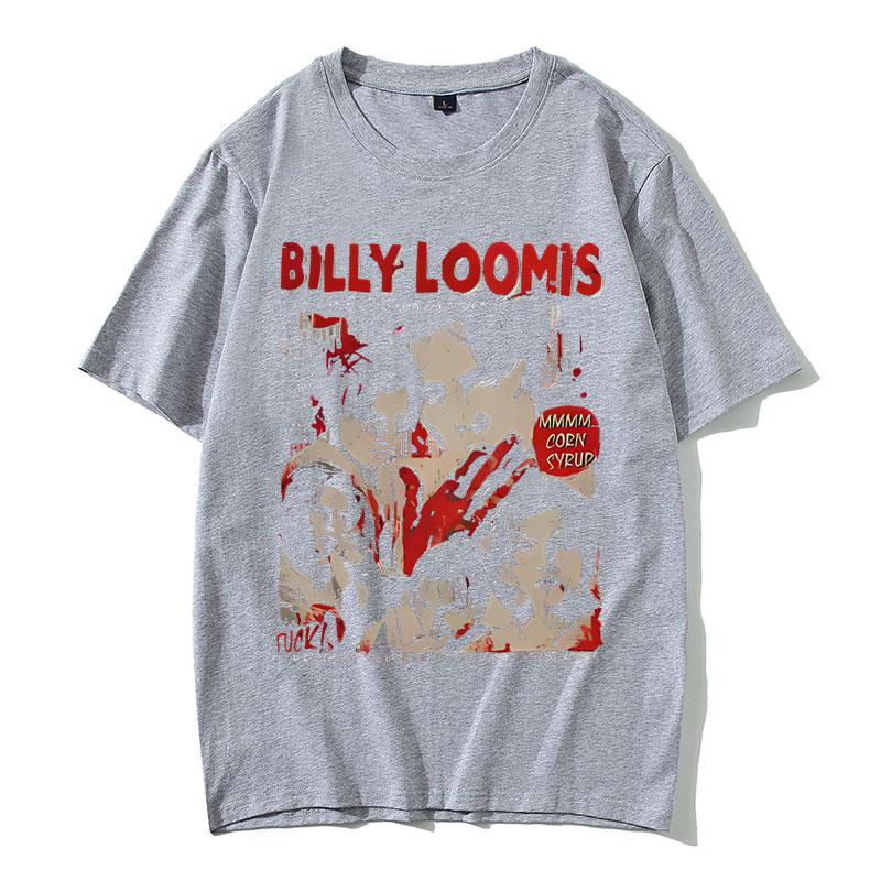 90s Vintage Horror Movie Scream Tshirt Billy Loomis We All Go A Little Mad Billy T Shirt Men Women Fashion Retro Oversized Tops