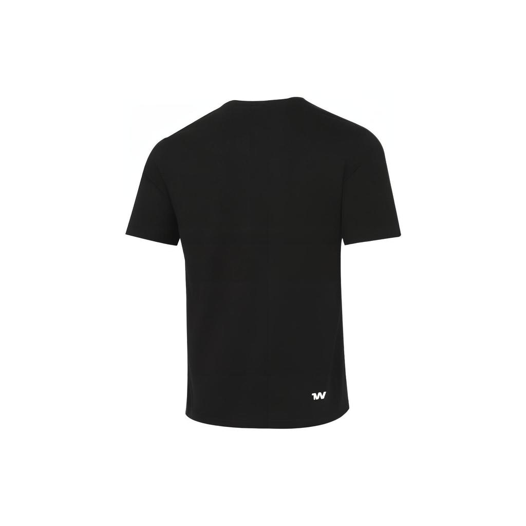 Under Armour Logo Print Crew Neck Fitted Straight-Cut Short Sleeve T-Shirt Unisex Tops Black 21500539-001