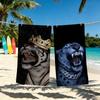 Animal Cool Diamond Towel For Outdoor Camping Beach Towel Super Absorbent Quick-Drying Summer Towel