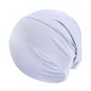 Women Elastic Turban Ramadan Muslim Hijab Cap Ladies Night Sleep Hat Full Cover Inner Hats Solid Fashion Simple Cancer Chemo Cap