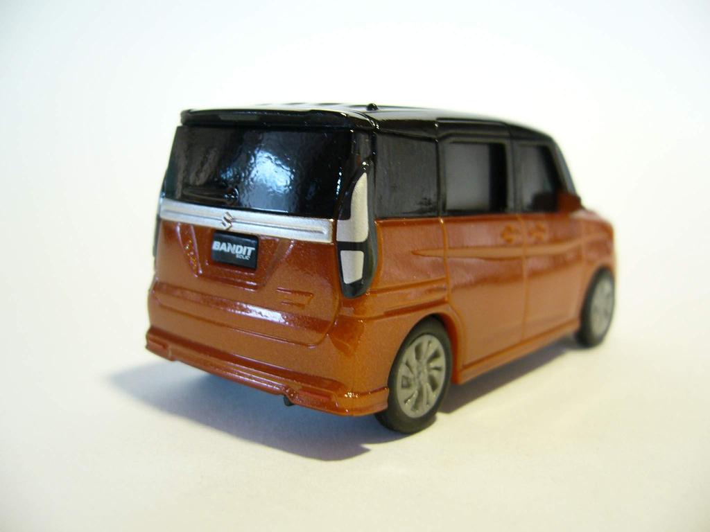 SUZUKI SOLIO bandit 3rd generation pullback car mini car flame orange pearl metallic black 2 tone roof 2020~