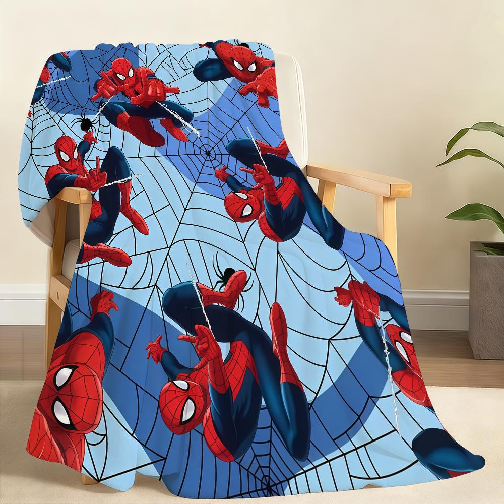 Classic S-Spider-Man Blanket Soft Throw Blanket for Home Bedroom Bed Sofa Picnic Travel Office Rest Cover Blanket Gift