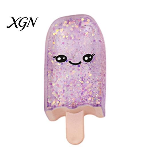 Ice Stick Fidget Toy 1/4Pcs Stress Relief Smiling Cream Squeeze Slow Soft Rising Clear Glitter Decompression Relaxation Tool Gadget