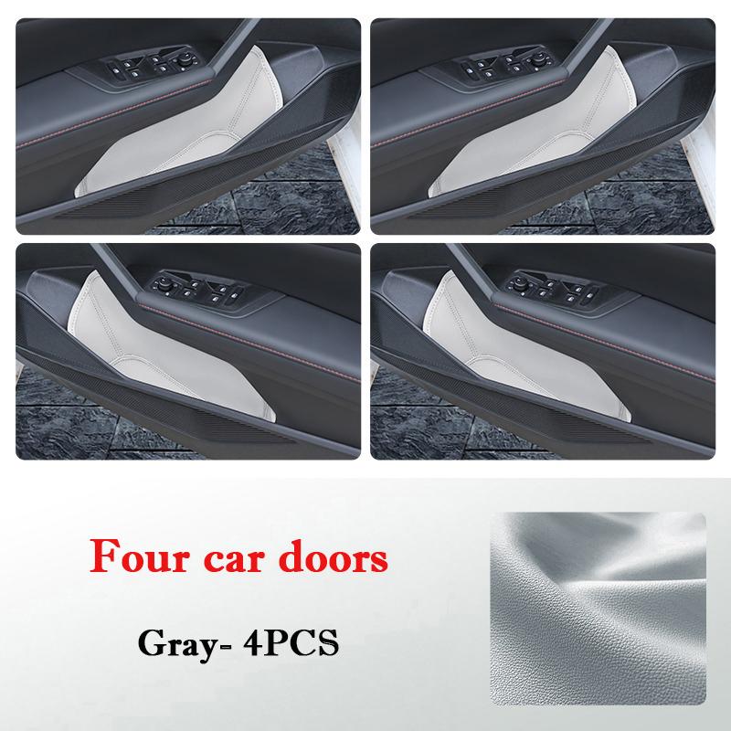

For Volkswagen Lavida 2018-2026 Car Door Slot Storage Box Leather Protective Pad Cover Glove Box Storage Barrel Interior Storage For Lavid 2018-2022