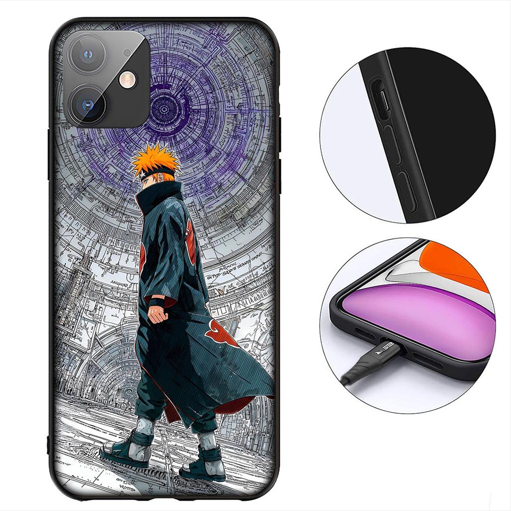 Pain Narutos Uchiha Itachi Akatsuki Phone Case for Samsung Galaxy Note 20 9 10 S8 S10 Lite S9 Plus A54 A53 A21S S10E A17 Cover