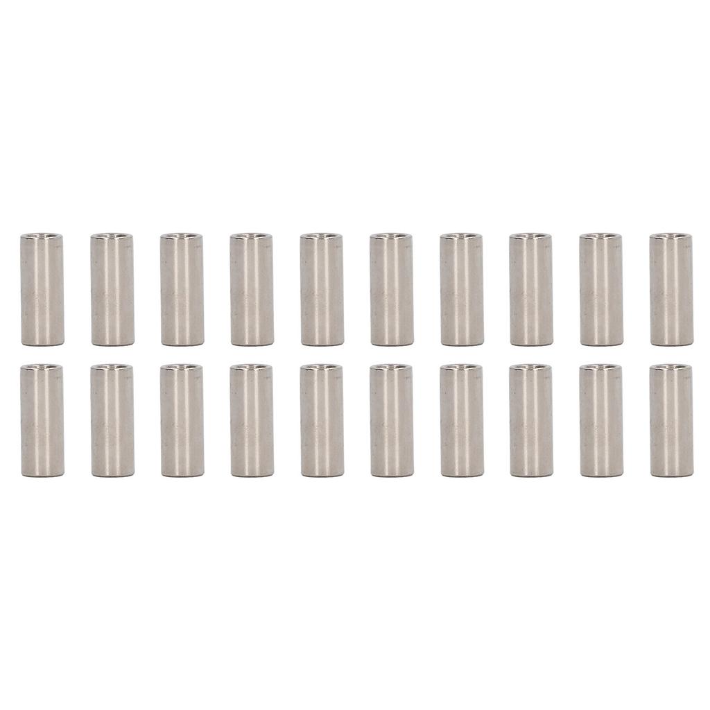 20Pcs Coupling Nut Stainless Steel M5 Round Rod Connector Nut Female Thread for Connection