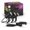 Set van 3 tuinspots - PHILIPS HUE - Lily - Zwart - IP67