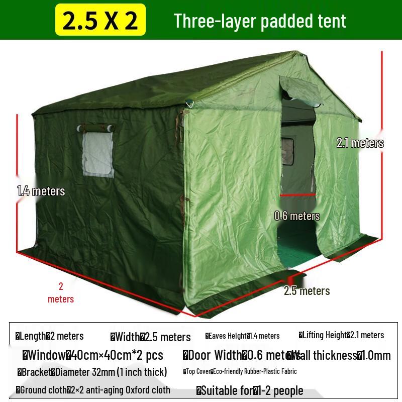 LaiCai Outdoor Waterproof Canvas Tent