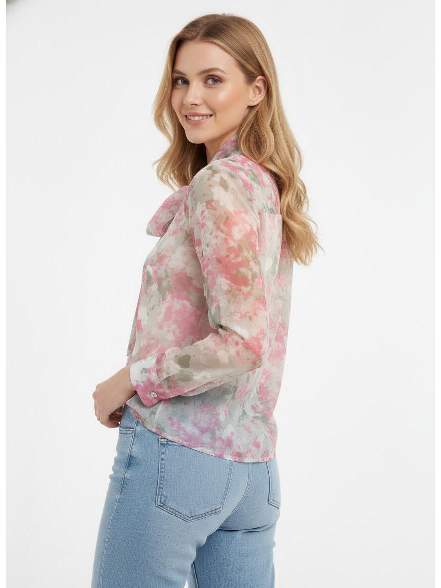 Women s 2026 Floral Hawaiian Loose Long Sleeve Beach Shirt XXL