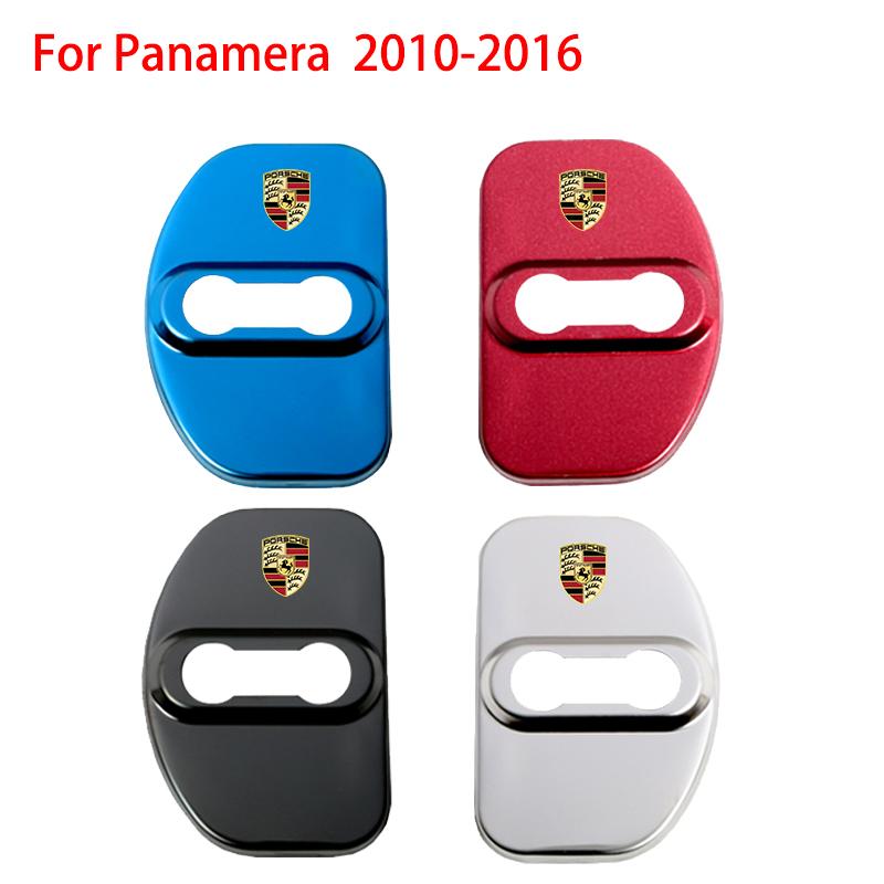 

4Pcs Car Accessories Decorat Protecte Door Lock Cover For Porsche Cayenne Panamera Macan 911 718 Taycan Boxster Cayman 918 Pajun Blue