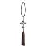 Metal Cross Pendant Decorative Charm Multifunction Holiday Decoration for Christian Car Interior Decoration Supplies