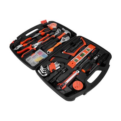 102-teiliges 1 in 1 Haushaltswerkzeug Garten Heimreparatur Werkzeugset Kit Box Hart DIY Handliche Tasche