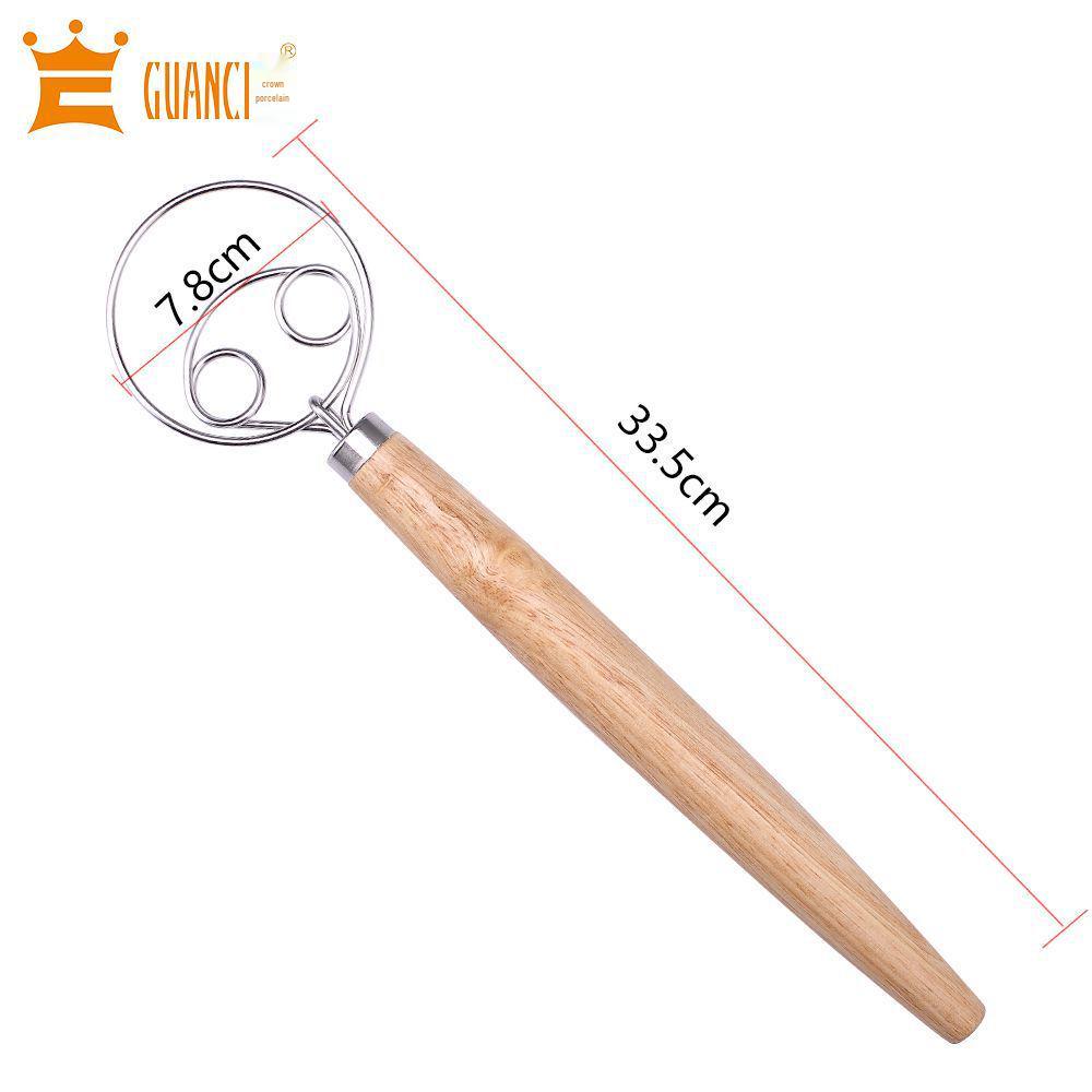 Stainless Steel Coil Whisk for Mixing Dough, Eggs, and Flour