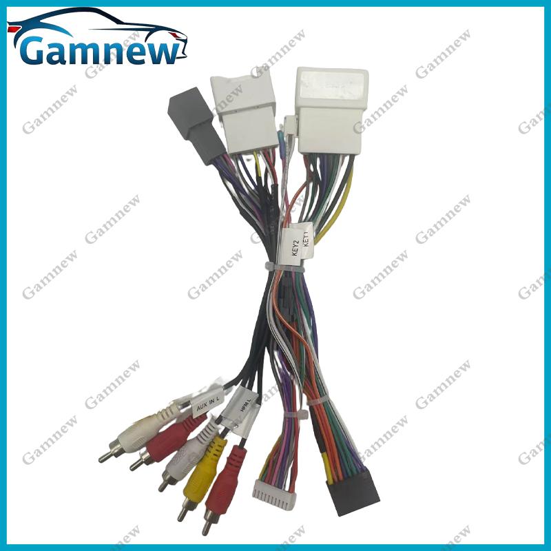 

Gamnew Car 16PIN Android Wire Harness Adapter Canbus Box Decoder For Mitsubishi Pajero V97 Outlander Support rockford белый