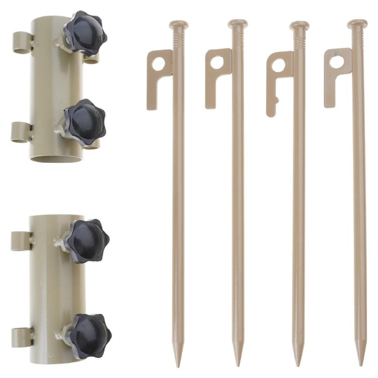 Beach Umbrellas Rod Holder Suit Awnings Support Rod Tarps Rod Holder for Garden and Secure Pitching