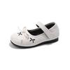 New Leather Shoes Spring Soft Soled Anti Slip Girl Shoe Exquisite Simple Versatile Cute Princess Shoe Retro Flat Daily Kid Shoes