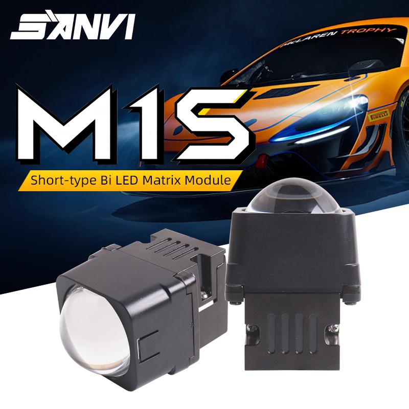

1.5-inch Dual-Light Matrix Ultra-Short M1S, Easily Installable & Compatible with Various Vehicle Models Aluminum