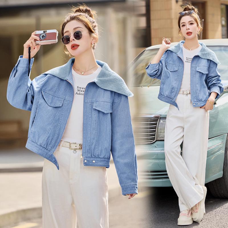 2025 Spring Women's Casual Loose Lapel Long Sleeve Fashion Jacket WW2501