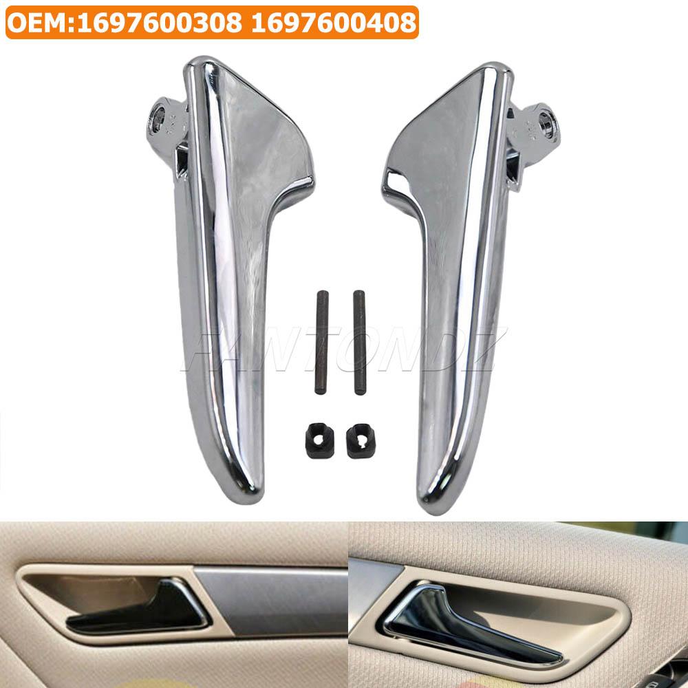 Voor Mercedes Benz A B Klasse W169 W245 Auto Interieur Deurgrepen Met Chroomplaat Links Rechts Voor Achter 1697600308 1697600408