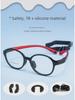 Danyang 9022ET Kids' Retro Round Myopia Glasses - Ultra-light Silicone TR Frame