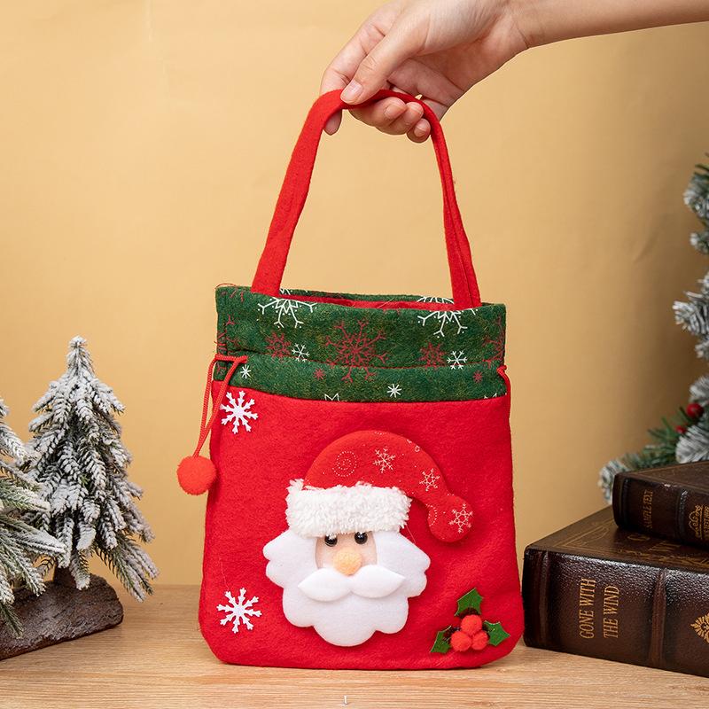 Christmas Gift Antler Apple Bag for Children Christmas Eve Packaging Santa Gift Box for Male and Female Friends and Best Friends