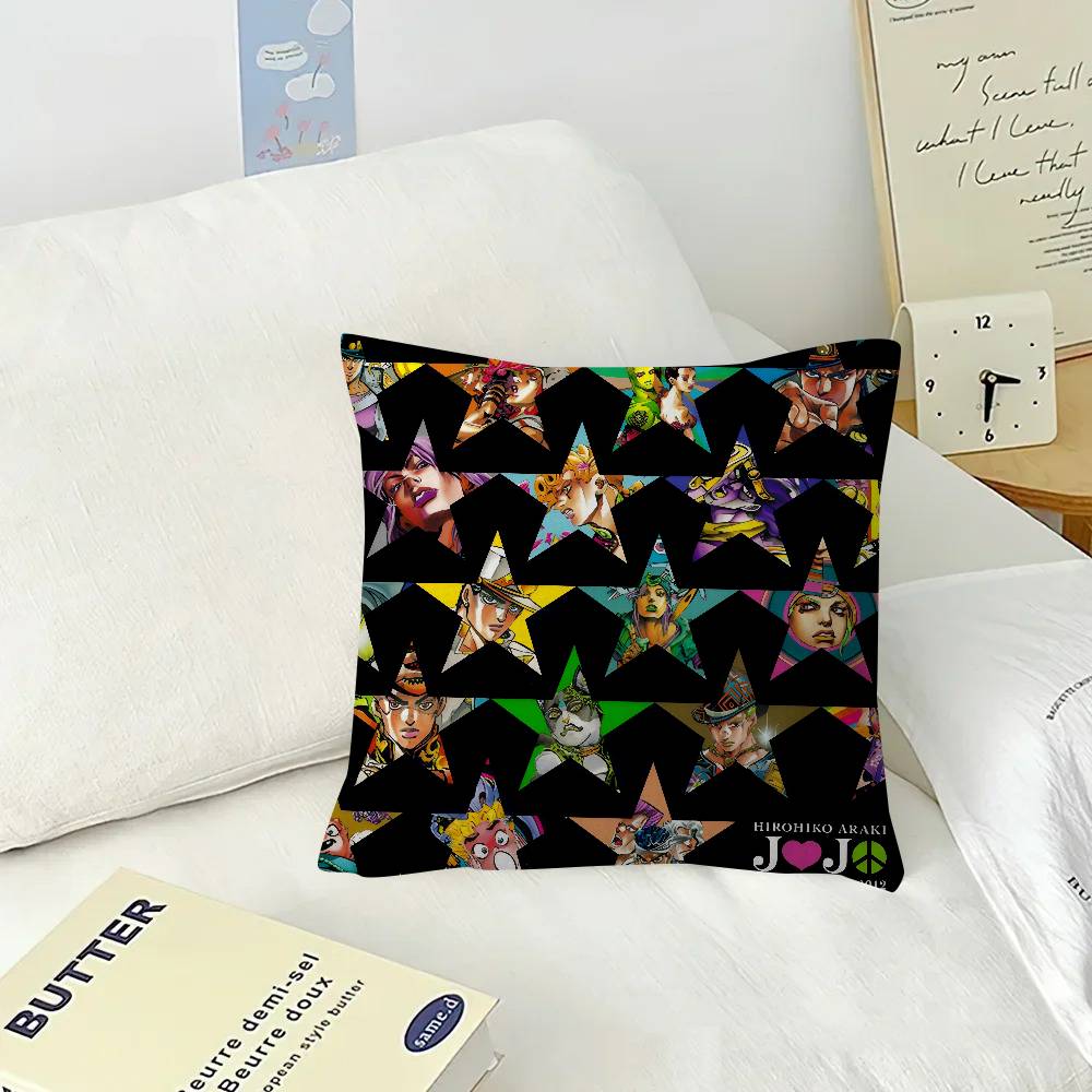 Anime JoJo Bizarre Adventure Retro pillow cover sofa cushion cover home room decoration children gift