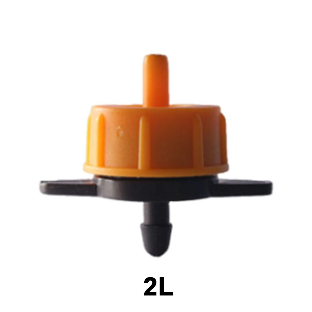 100pcs Pressure Compensating Drip Emitters 2L/4L/8L Adjustable Drippers for Garden Lawn Drip Irrigation