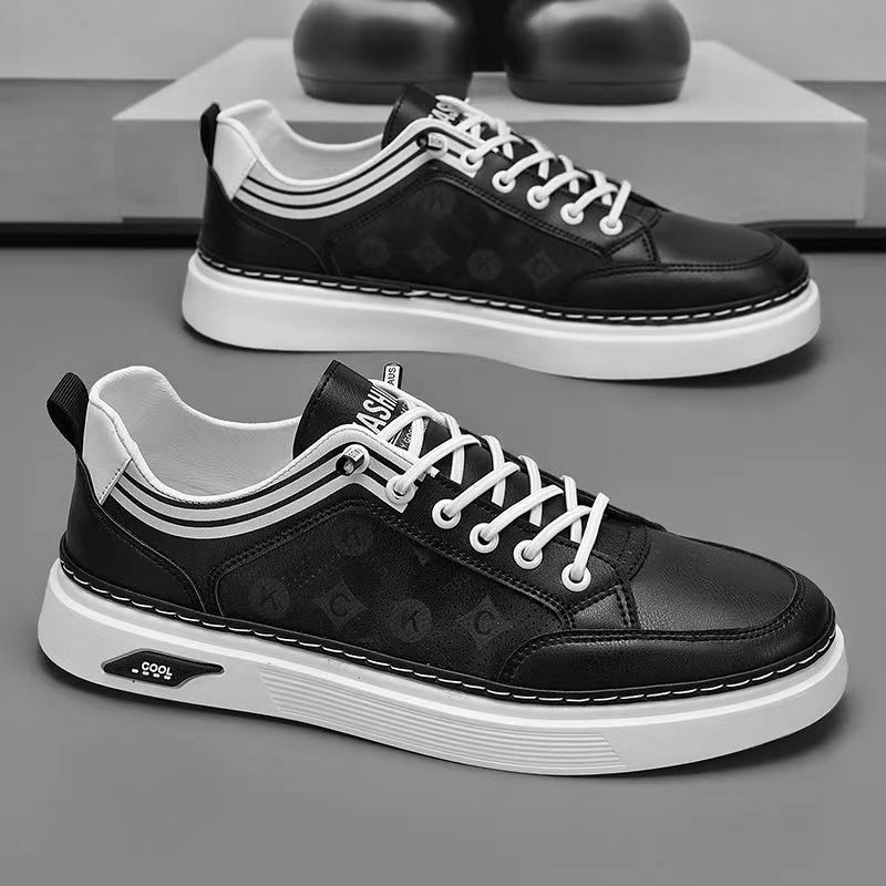 Men'S Shoes Versatile Men'S Board Shoes Non-Slip And Wear-Resistant Casual Men'S Leather Shoes Breathable Sports