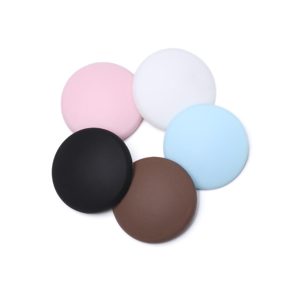 4cm Silikon Türklinken Stopper Anti-Rutsch Aufkleber Wandschutz Gummi Puffer Runde Türklinke Aufprallschutz Selbstklebender Stoßfänger
