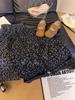 2025 Autumn Girls' Fashion Leopard Print Straight-Leg Pants for Small & Medium Children