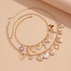 Metal Material Rhinestone Cross Choker Vintage Style Love Pendant Necklace  Women's Jewelry