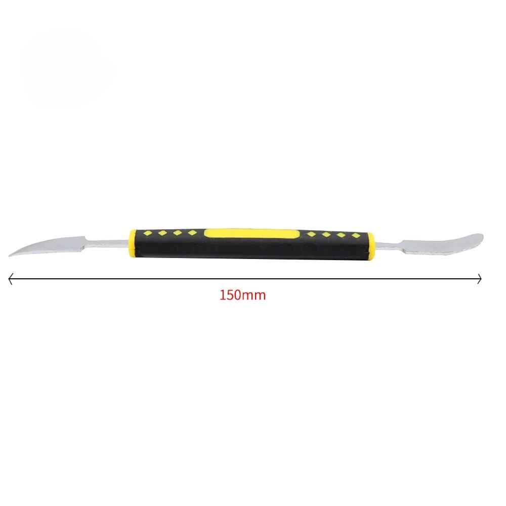 6 In 1 Metal Crowbar 6-Piece Set Small Metal Spudger Pry Opening Repair Tools Kit for Mobile Phone Metal Crowbar Pry Tools