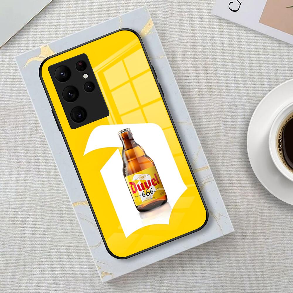 

Duvel Beer Phone Case For Samsung S26 S25 Edge Ultra 23 22 21 20 Ultra Plus S24 Fe Glass Cover Galaxy S26 Ultra