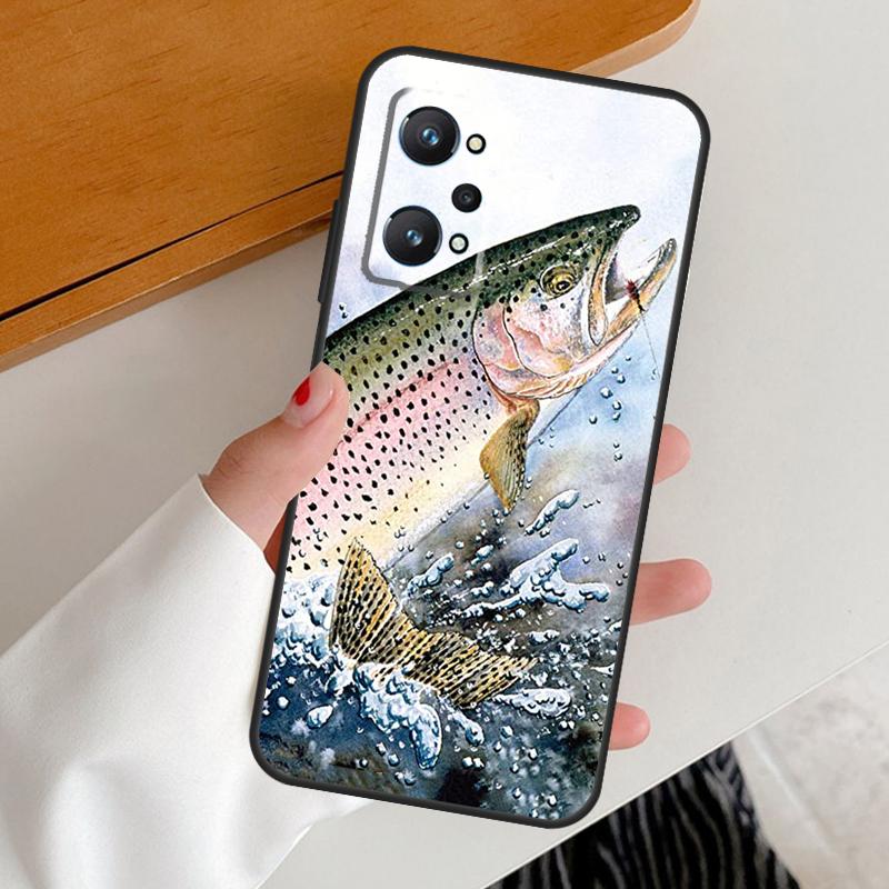 

Рыбалка на форель Для Realme GT7 GT6 15 Pro 10 11 12 13 14 Pro Plus C65 C63 C61 C55 C51 C53 C35 C75 C67 Чехол Realme C75 4G