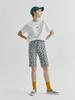 VEGAN TIGER Jacquard Zipper Half Pants