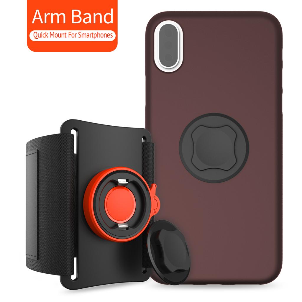 Utendørs Armbånd Telefonholder Løping Klatring Trening Armbånd Håndleddsveske Stativ Lås Menn Kvinner for iPhone Xiaomi